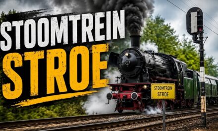 Stoomtrein stopt weer in Stroe