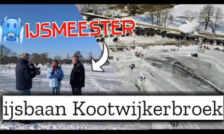 Schaatsen op de natuurijsbaan in Kootwijkerbroek