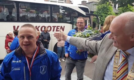 Huldiging Gouden Special Olympics Team 2018