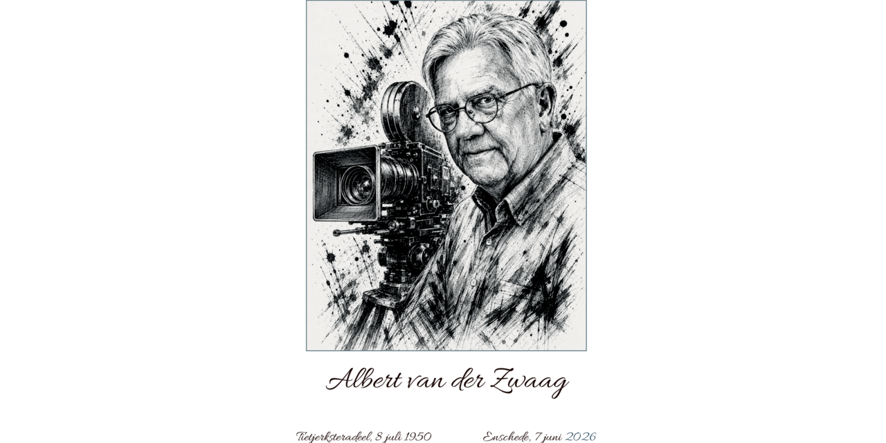 In Memoriam: Albert van der Zwaag